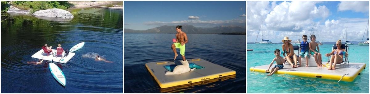 inflatable yacht dock