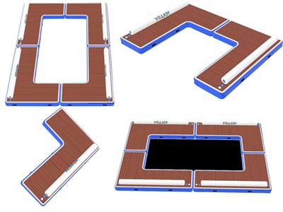 Φουσκωτό φουσκωτό καναπέ νερού Hangout